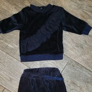 2 piece velour set